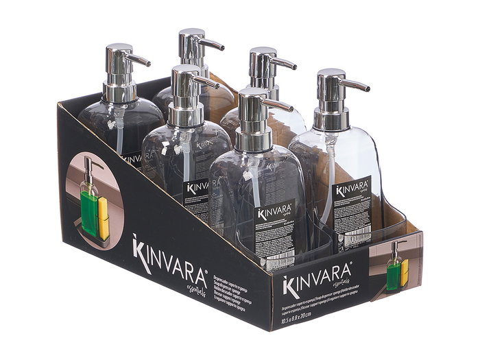 KINVARA Doseur de cuisine pour éponge Noir-Gris 500 ml