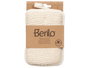 BERILO Éponge fine normale en tissu naturel Blanco-Beige