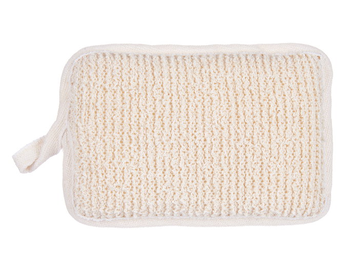 BERILO Éponge fine normale en tissu naturel Blanco-Beige BERILO Éponge fine normale en tissu naturel Blanco-Beige