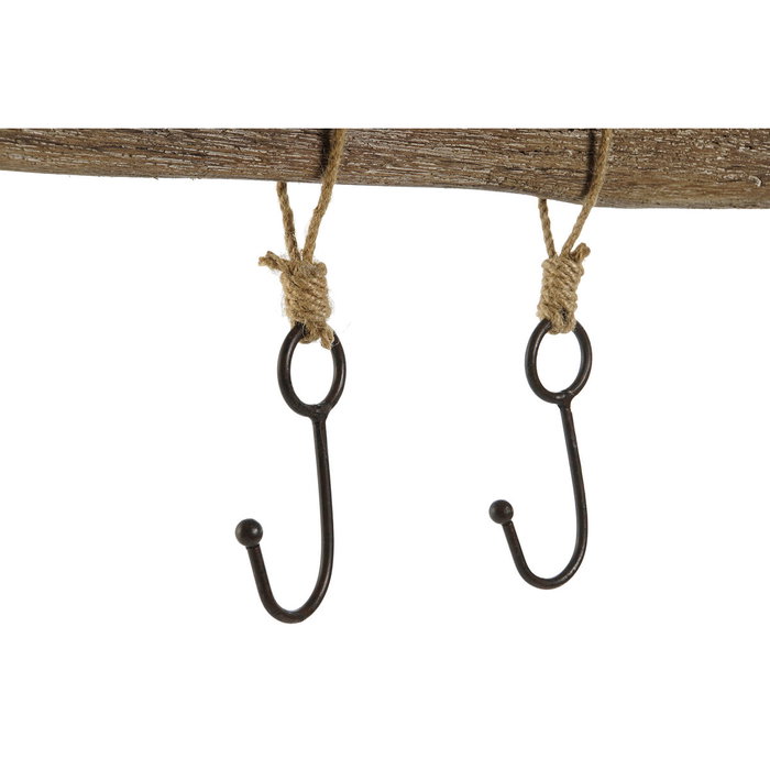Portemanteau Home ESPRIT Naturel Métal Bois de paulownia 99 x 3 x 31 cm Portemanteau Home ESPRIT Naturel Métal Bois de paulownia 99 x 3 x 31 cm