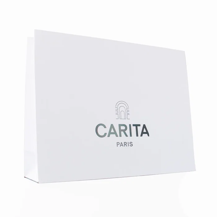 Carita Paris Sac en carton GWP Ivoire Taille L Carita Paris Sac en carton GWP Ivoire Taille L