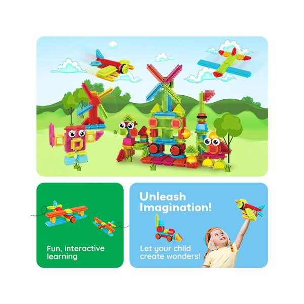 Cefa Picasso Tiles - Jeu de blocs de construction entrelacés 112 pièces Cefa Picasso Tiles - Jeu de blocs de construction entrelacés 112 pièces