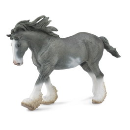 COLLECTA Semental Clydesdale Noir Sabino Ruano - XL