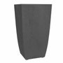 Eda Diva Basalt Bac à fleurs carré haut - 42 L - Gris anthracite