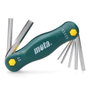 Mota Lq71 Jeu de clés Allen type couteau 2-8 mm 7 pièces