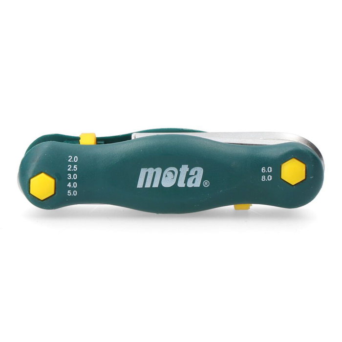 Mota Lq71 Jeu de clés Allen type couteau 2-8 mm 7 pièces