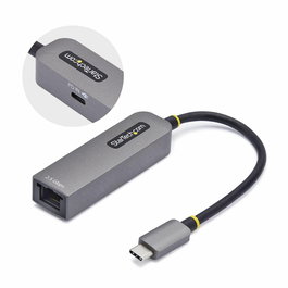 Câble USB Startech 2GPD3-USB-C-ETHERNET Gris