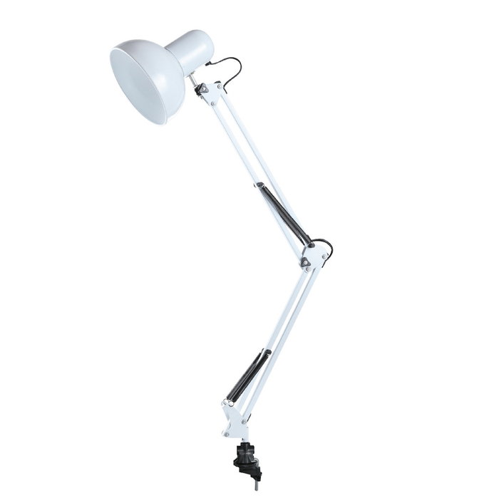GSC Evolution Flexo de bureau avec clip E27 40W - Blanc GSC Evolution Flexo de bureau avec clip E27 40W - Blanc