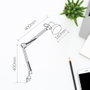 GSC Evolution Flexo de bureau avec clip E27 40W - Blanc