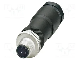 PHOENIX CONTACT Connecteur M12 fiche mâle 4 broches droit IP67 code A
