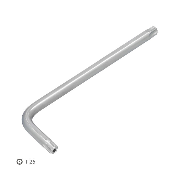 WOLFPACK LINEA PROFESIONAL Clé Torx Inviolable Longue T25 WOLFPACK LINEA PROFESIONAL Clé Torx Inviolable Longue T25