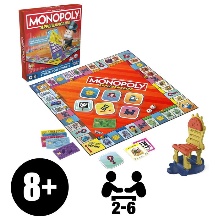 Hasbro Gaming Monopoly Appli bancaire