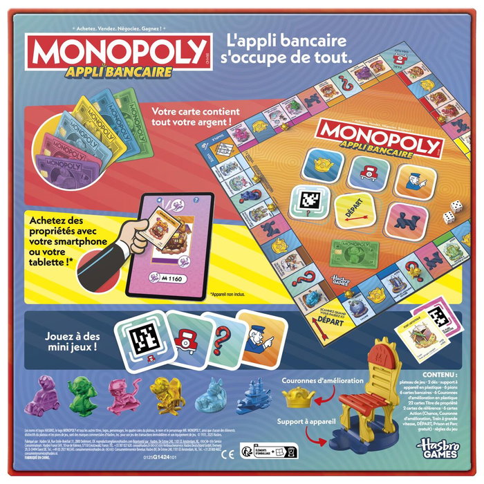 Hasbro Gaming Monopoly Appli bancaire