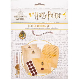 ERIK Set d'écriture Harry Potter - Ensemble de correspondance avec 20 feuilles A5, 10 enveloppes et 10 tampons