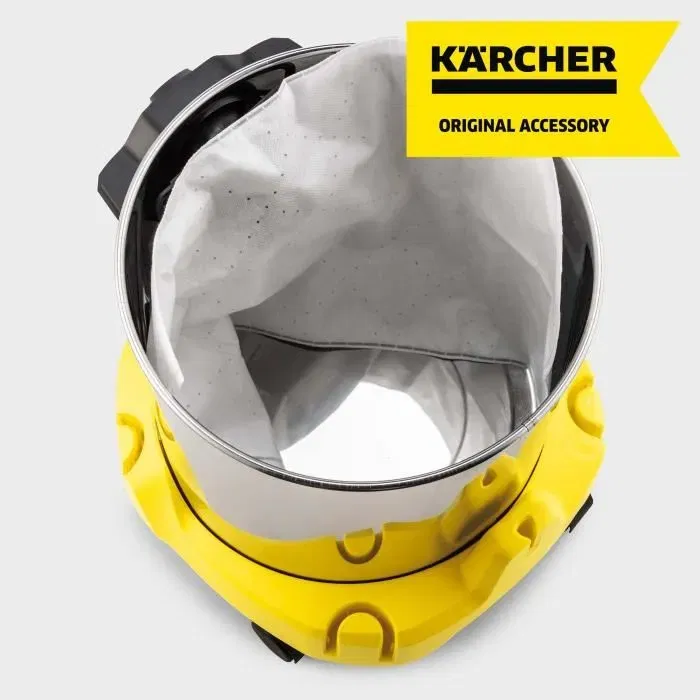 Karcher - Lot de 4 sachets filtres ouate Triple épaisseur pour modèles KWD1, KWD2, KWD3, WD2 Plus, WD3