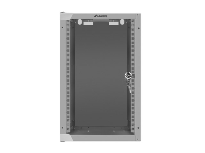 Lanberg Armario mural 10 pouces 9U 280x310 mm gris