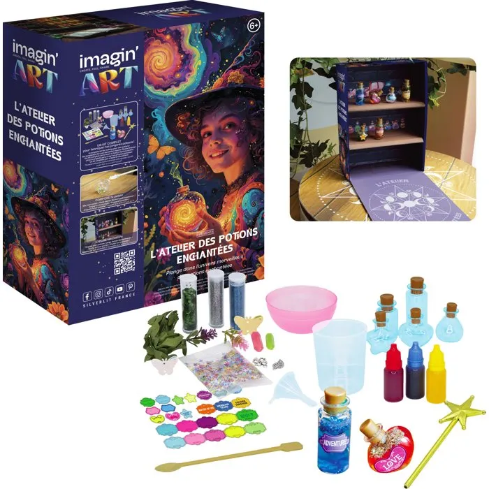 Silverlit Coffret créatif Magique - L'Atelier des Potions Enchantées Silverlit Coffret créatif Magique - L'Atelier des Potions Enchantées