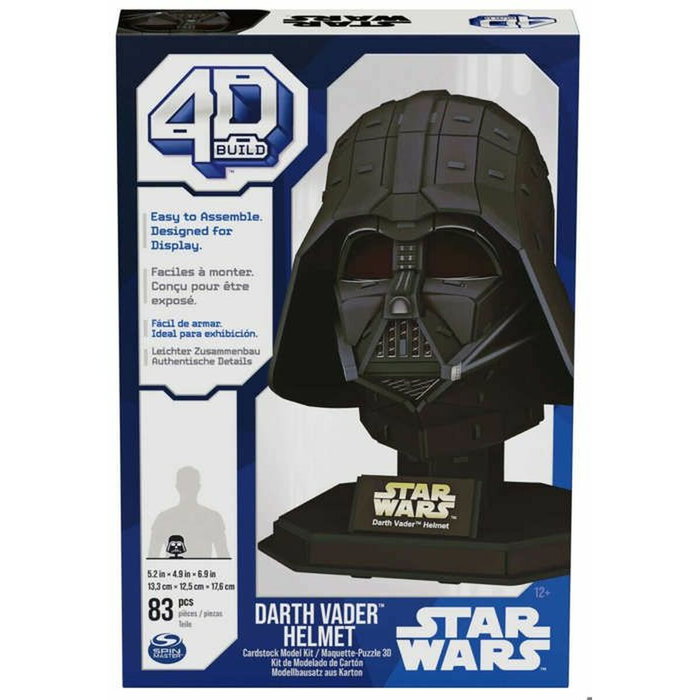 Spin Master Puzzle 4D Build Star Wars Casque de Dark Vador 3D