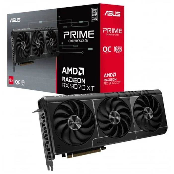 Carte Graphique Asus 90YV0L71-M0NA00 radeon rx 9070 xt 16 GB GDDR6 Carte Graphique Asus 90YV0L71-M0NA00 radeon rx 9070 xt 16 GB GDDR6