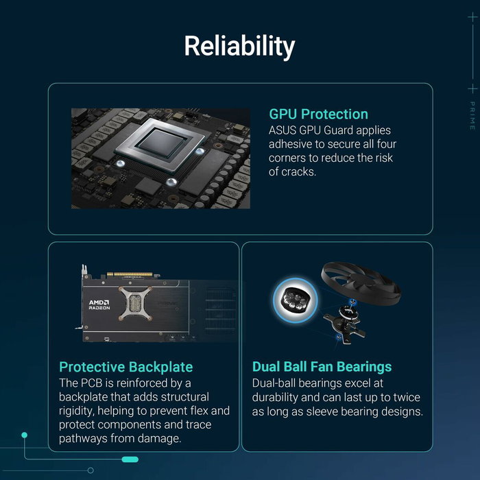 Carte Graphique Asus 90YV0L71-M0NA00 radeon rx 9070 xt 16 GB GDDR6