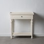 BigBuy Home Table d'appoint Blanc 72 x 47 x 77 cm