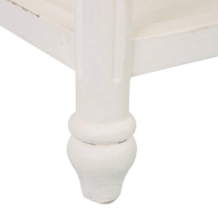 BigBuy Home Table d'appoint Blanc 72 x 47 x 77 cm BigBuy Home Table d'appoint Blanc 72 x 47 x 77 cm