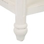 BigBuy Home Table d'appoint Blanc 72 x 47 x 77 cm