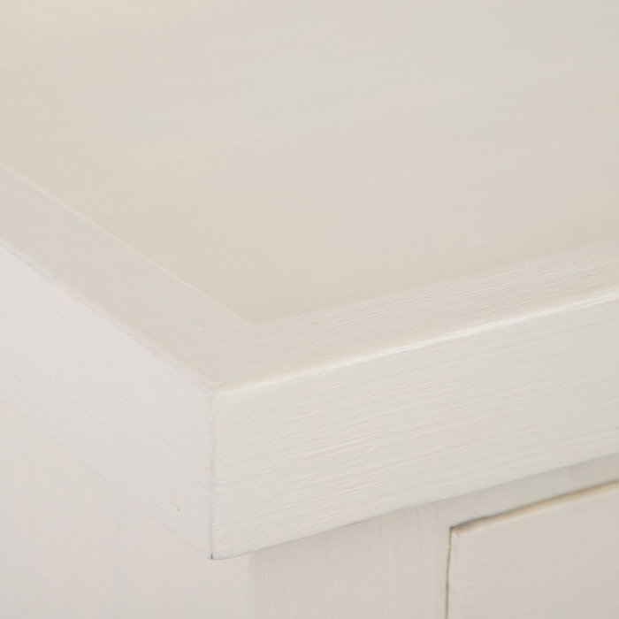 BigBuy Home Table d'appoint Blanc 72 x 47 x 77 cm BigBuy Home Table d'appoint Blanc 72 x 47 x 77 cm