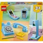 LEGO Creator 3-en-1 31174 Le Téléphone Rétro - Jeu de Construction avec 383 Pièces pour Enfants Dès 8 Ans - Jouet Éducatif Vintage 3 Modèles Transformables