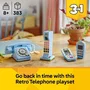 LEGO Creator 3-en-1 31174 Le Téléphone Rétro - Jeu de Construction avec 383 Pièces pour Enfants Dès 8 Ans - Jouet Éducatif Vintage 3 Modèles Transformables