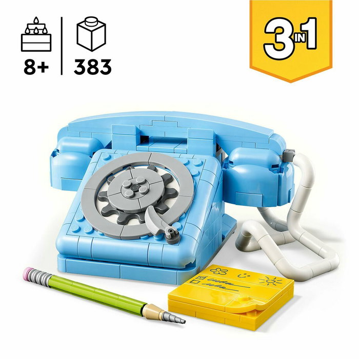 LEGO Creator 3-en-1 Le Téléphone Rétro 31174 LEGO Creator 3-en-1 Le Téléphone Rétro 31174