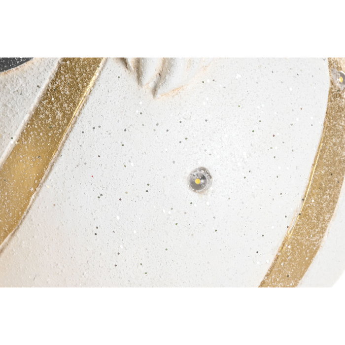 Décorations de Noël Home ESPRIT Blanc Vert Doré Gnome 23 X 21,5 X 55 CM (3 Unités)