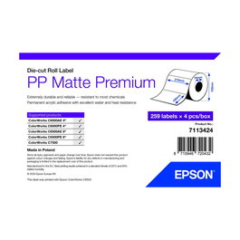 Papier pour imprimante Epson 7113424 Blanc (4 Unités)