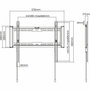 Stell Support TV fixe SLIM SHO 7200