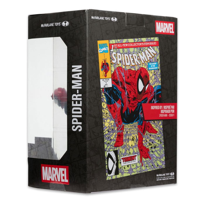 McFarlane Toys Marvel Collection Spider-Man (Black Suit) Chase 1/6