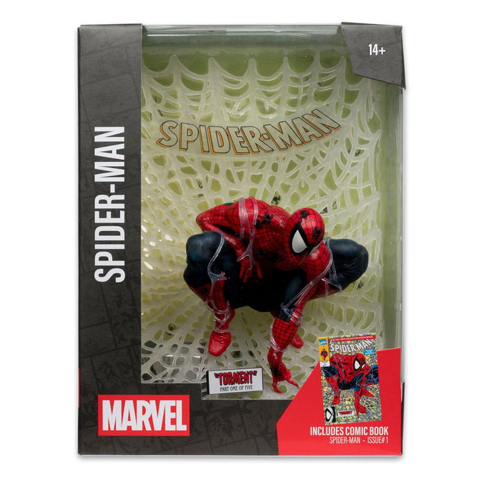 McFarlane Toys Marvel Collection Spider-Man (Black Suit) Chase 1/6