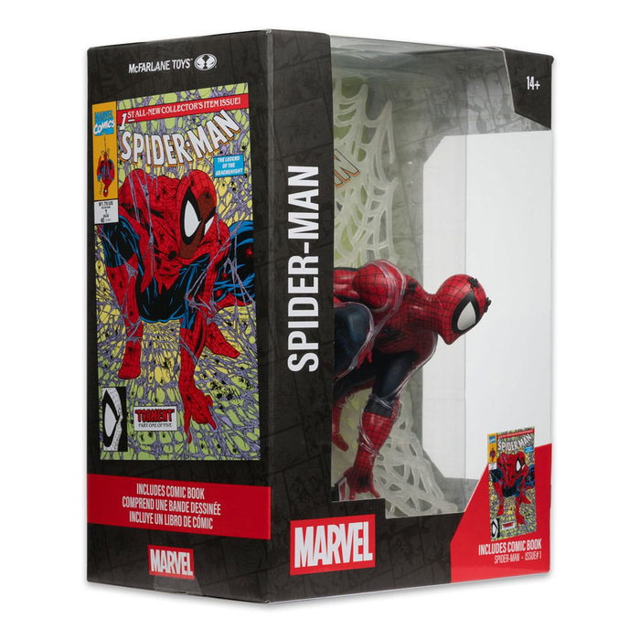 McFarlane Toys Marvel Collection Spider-Man (Black Suit) Chase 1/6