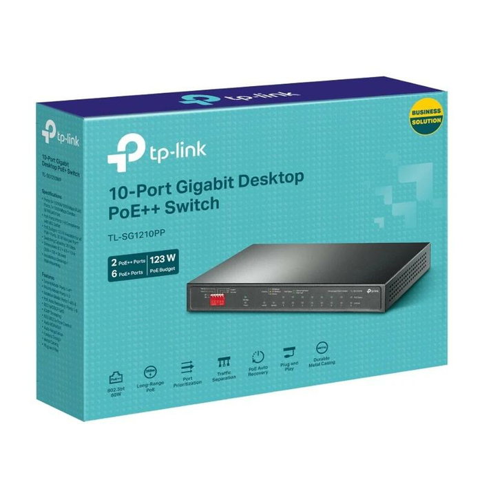 TP-Link TL-SG1210PP Switch 10 ports avec PoE+