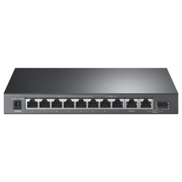 TP-Link TL-SG1210PP Commutateur 10 ports Gigabit, 8 ports PoE+ 63W, QoS, non géré, noir TP-Link TL-SG1210PP Commutateur 10 ports Gigabit, 8 ports PoE+ 63W, QoS, non géré, noir