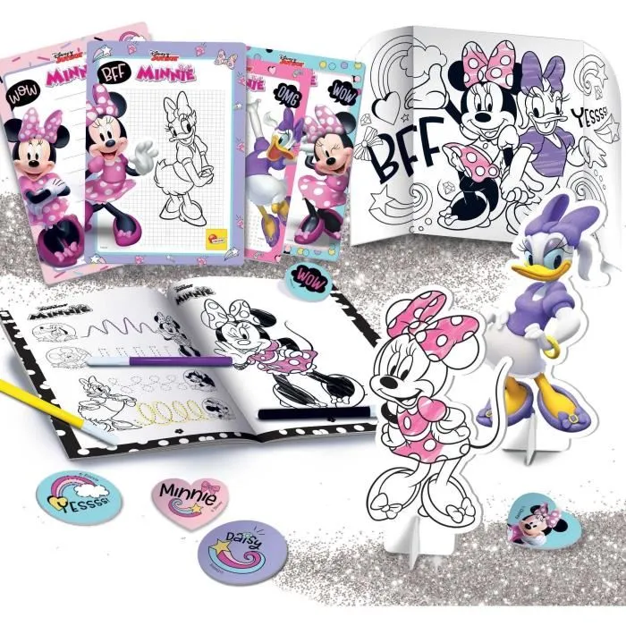 Lisciani Giochi Sac à dos école de dessin et de coloriage Minnie