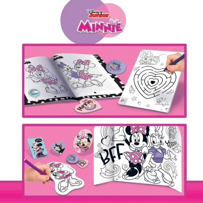 Lisciani Giochi Sac à dos école de dessin et de coloriage Minnie