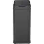 Kitchen Move - SILVERLAKE - Poubelle de cuisine automatique 70L avec ouverture papillon, capteur infrarouge, alimentation USB/piles, acier inoxydable noir mat - 42,4 x 26,9 x 67 cm
