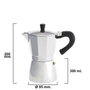ORYX Cafetière Italienne en Aluminium pour Induction - 6 Tasses (300 ml)