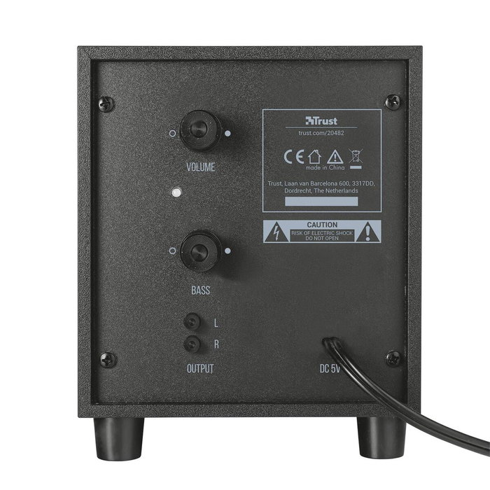 Haut-parleurs de PC Trust Avora 2.1 Noir