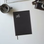 Agenda Finocam Noir 16,5 x 24 cm
