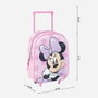 Cerdá Mochila Trolley 3D Minnie pour enfant, sac à dos à roulettes, rose - Dimensions 25.0 x 31.0 x 10.0 cm