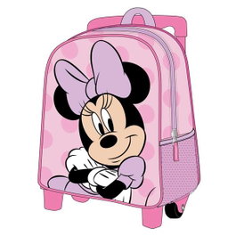 Cerdá Mochila Trolley 3D Minnie pour enfant, sac à dos à roulettes, rose - Dimensions 25.0 x 31.0 x 10.0 cm