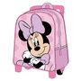 Cerdá Mochila Trolley 3D Minnie pour enfant, sac à dos à roulettes, rose - Dimensions 25.0 x 31.0 x 10.0 cm