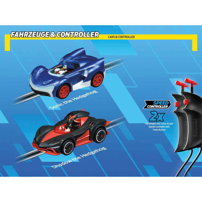 Carrera GO!!! Sonic the Hedgehog 4.9 avec voitures Sonic et Shadow