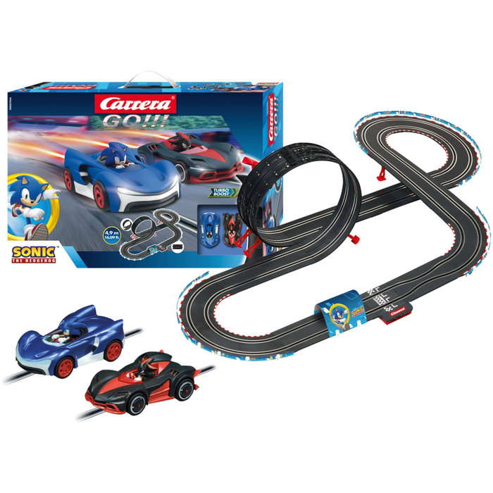 Carrera GO!!! Sonic the Hedgehog 4.9 avec voitures Sonic et Shadow